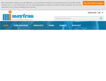 Tablet Screenshot of mayfran.de