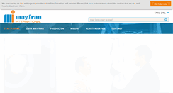 Desktop Screenshot of mayfran.nl