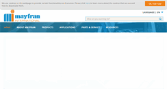 Desktop Screenshot of mayfran.com